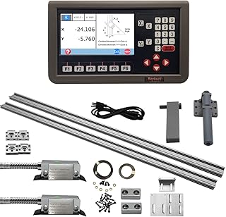 2 Axis DRO Digital Readout RPM Display Magnetic Scale Encoder Set 5um Bridgeport Lathe DRO DIY Set .Travel Length Customized USA Stock