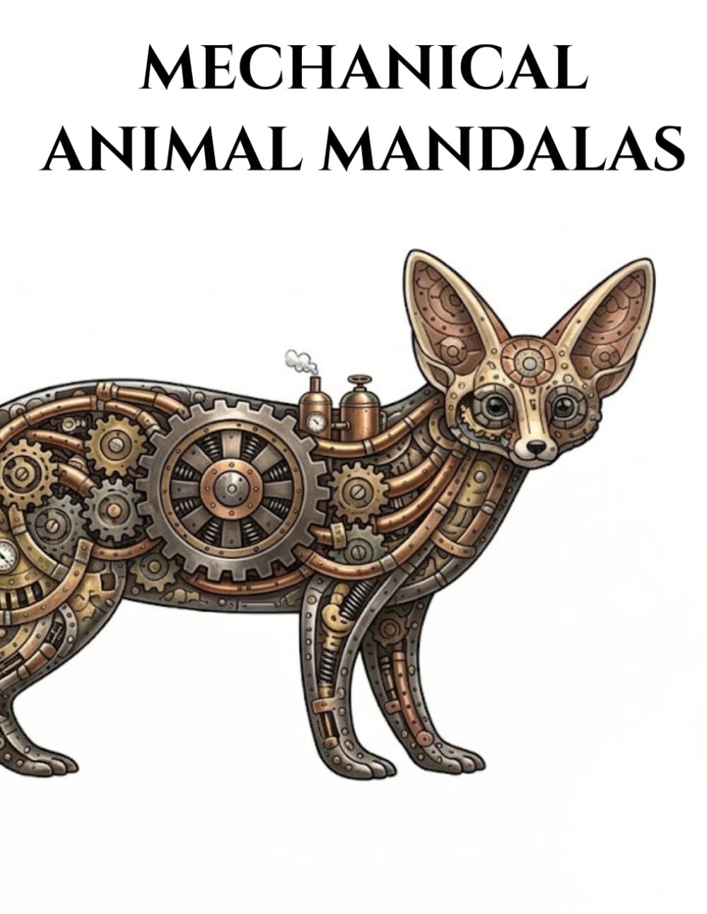 Mechanical Animal Mandalas: A Relaxing Adult Coloring Book with Intricate Mechanical Animal Designs (Mandala Coloring Series)