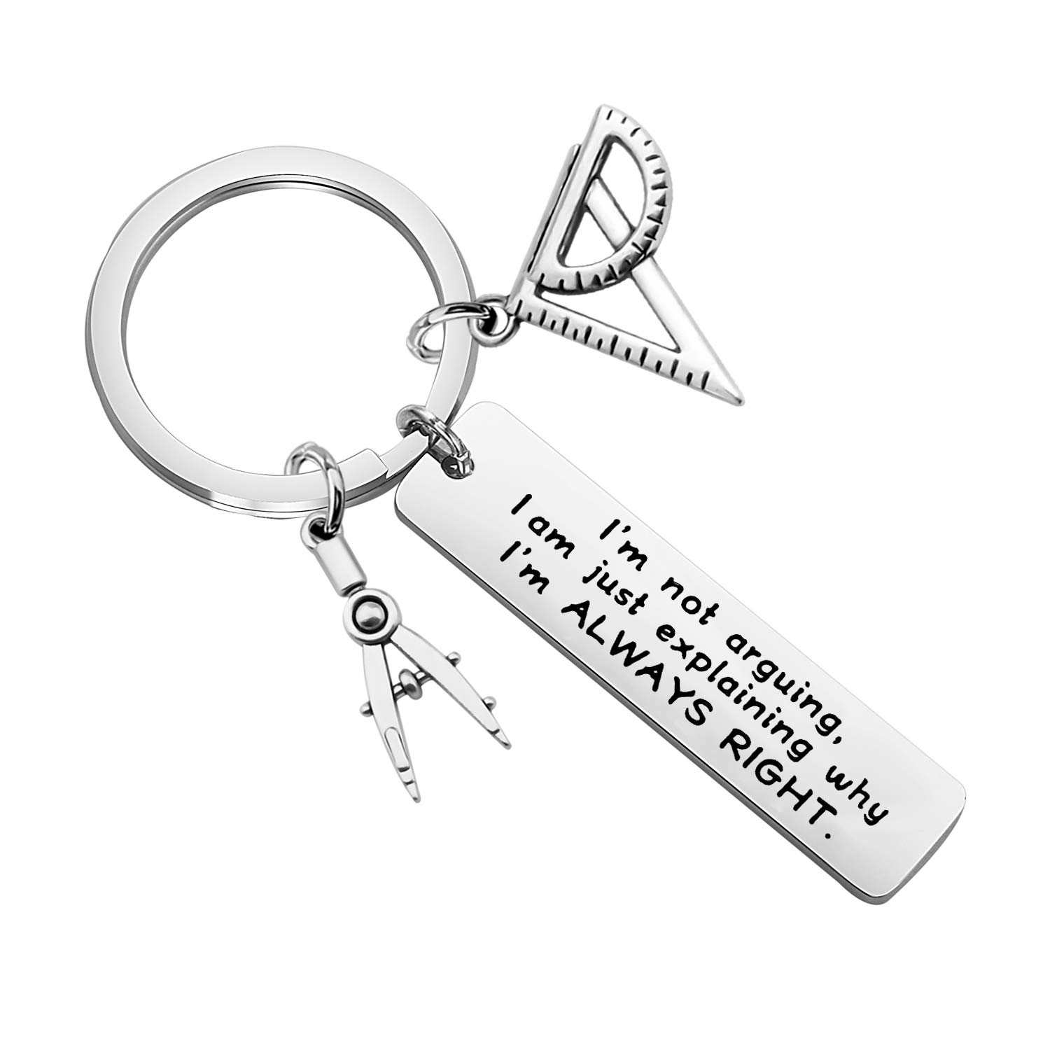 AKTAPFunny Engineer Gift Architect Keychain Graduation Jewelry for Mechanical Engineer