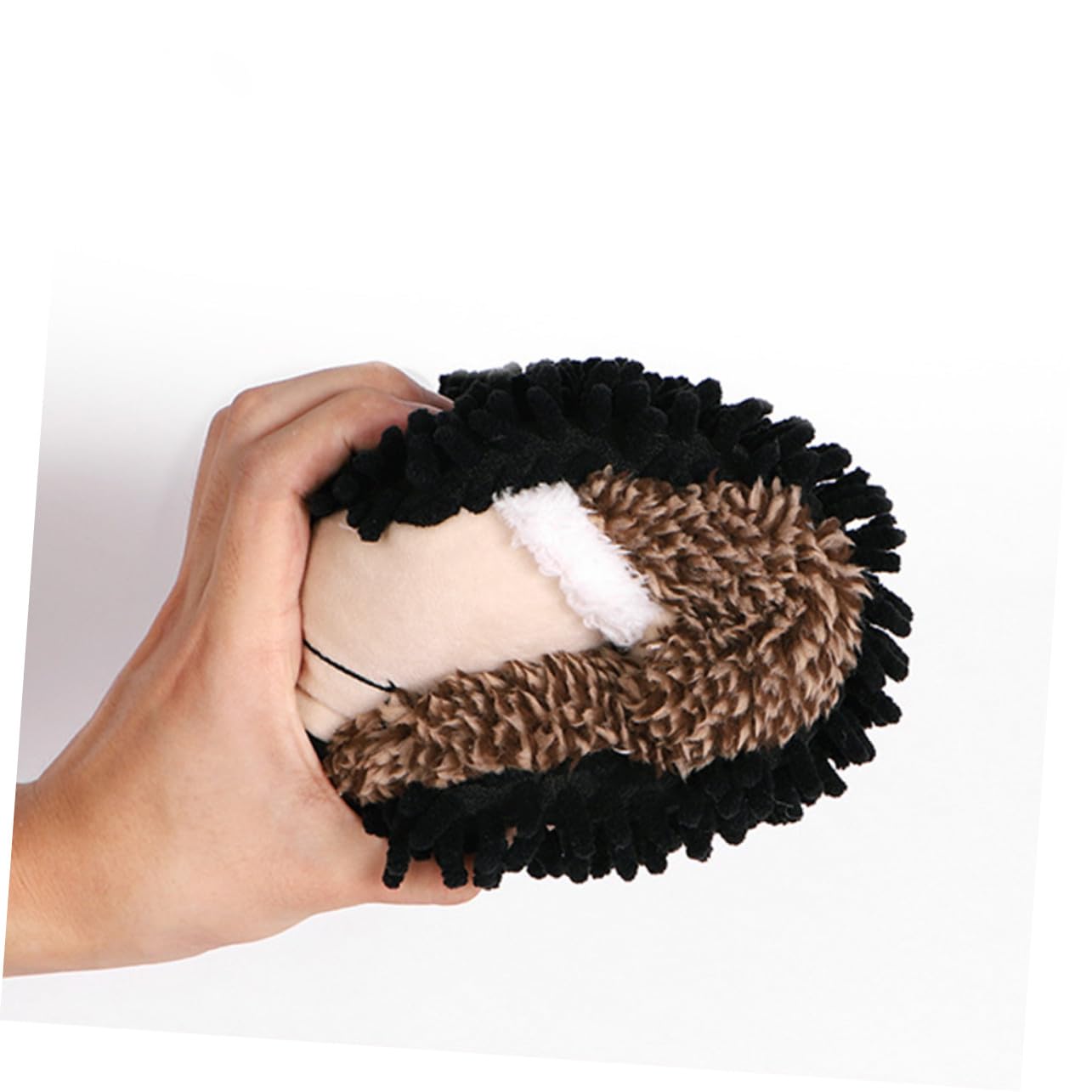 Beaupretty Pantuflas de Erizo de Dibujos Animados Talla 35-36 Felpa Algodón