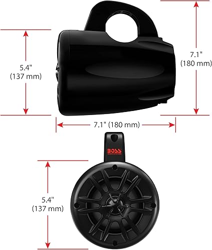 Miniatura 6 de Boss Sistema de audio 400 Watt 4 pulgadas 2 direcciones Negro