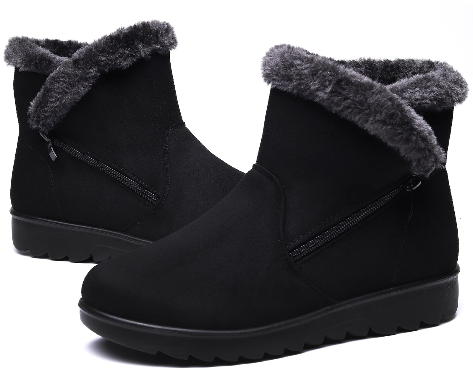Stivali Donna Invernali Scarpe Stivaletti da Neve con Imbottitura Calda Stivali alla Caviglia Caldi Boots Scarpe 35-41.5