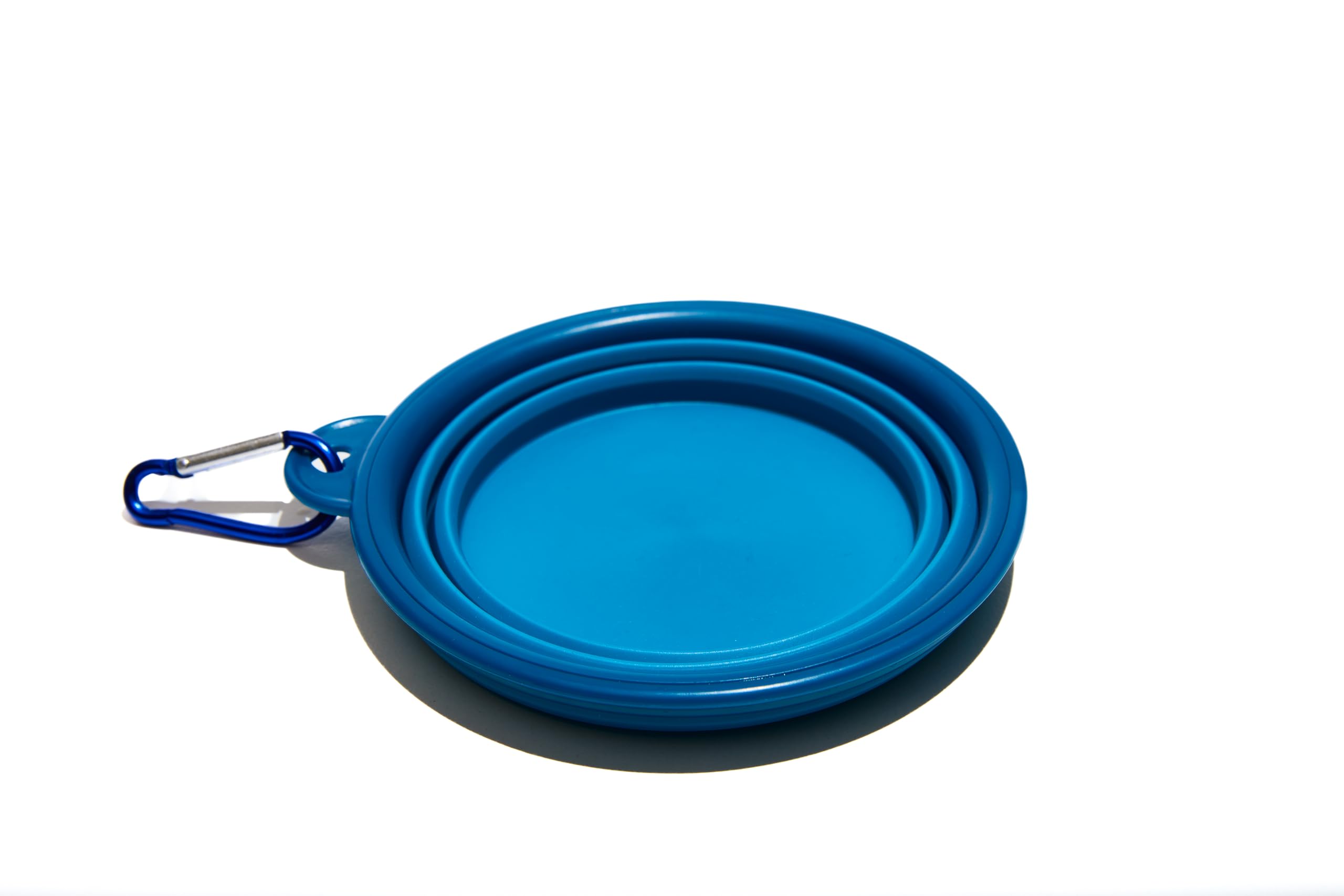 Muitomas, Ciotola Richiudibile per Cani e Gatti con Gancio Incluso, Materiali Durevoli e Sicuri, Facile da Trasportare, Colore Blu Ottanio