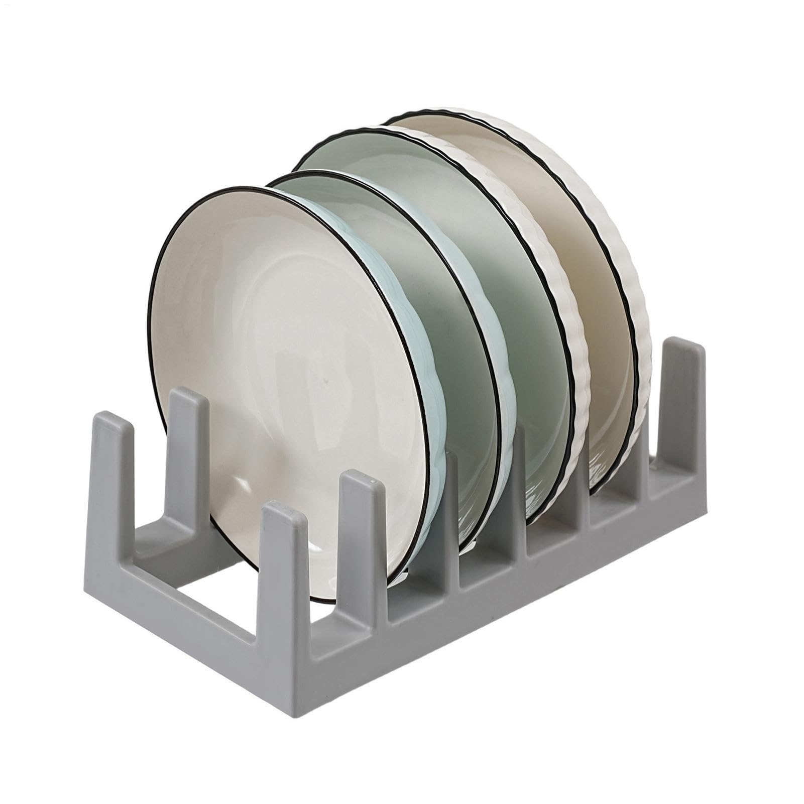 Support vertical pour couvercles de casseroles et support de couvercle poêles plat