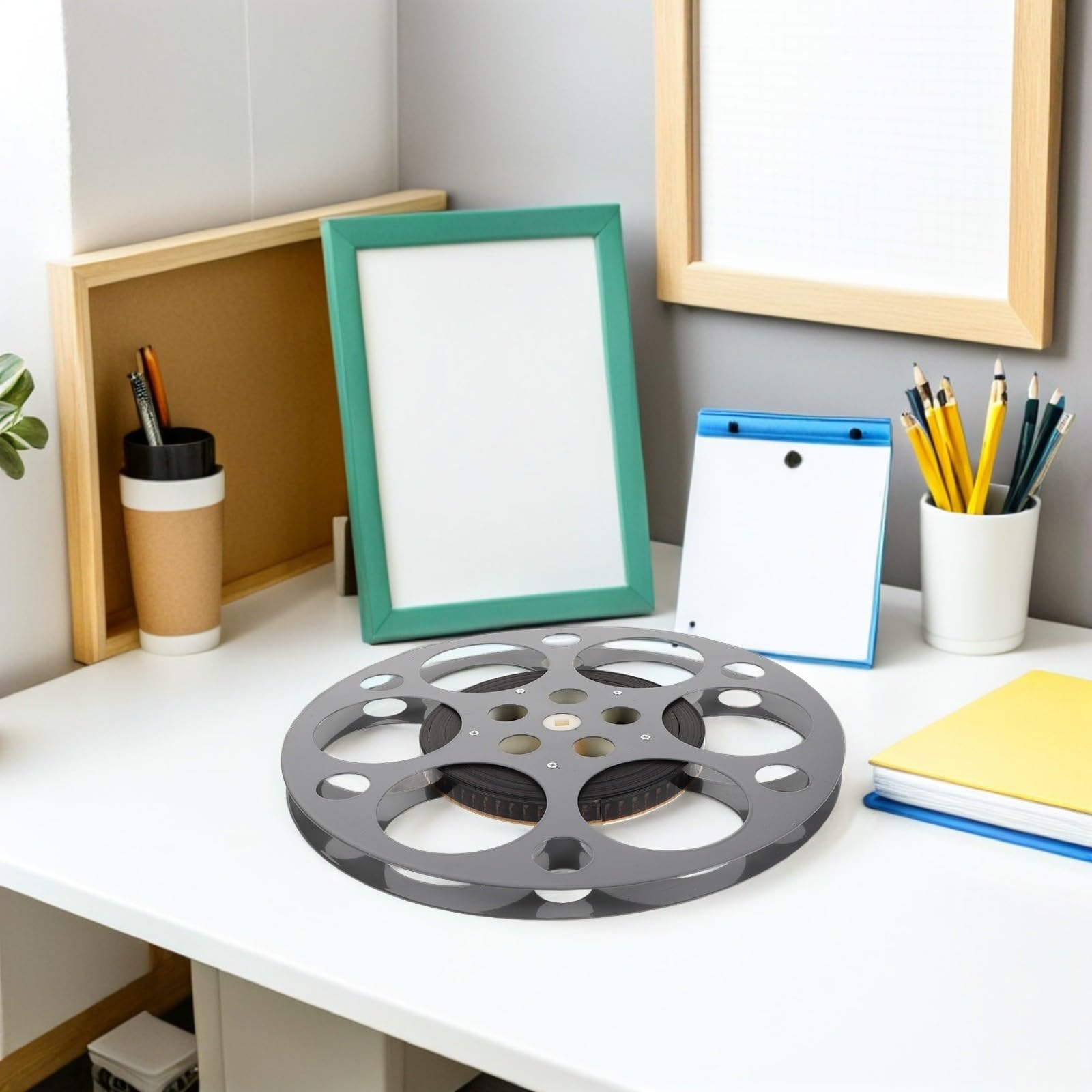 TEHAUX Vintage Filmrollen Wanddeko aus Eisen für Spielzimmer und Bar