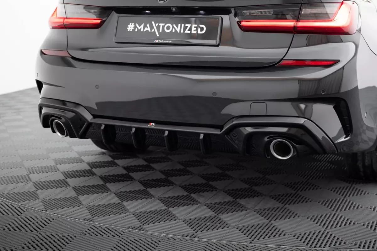 Maxton Design Heckdiffusor für BMW 3er M-Paket G20 / G21 Hochglanz schwarz