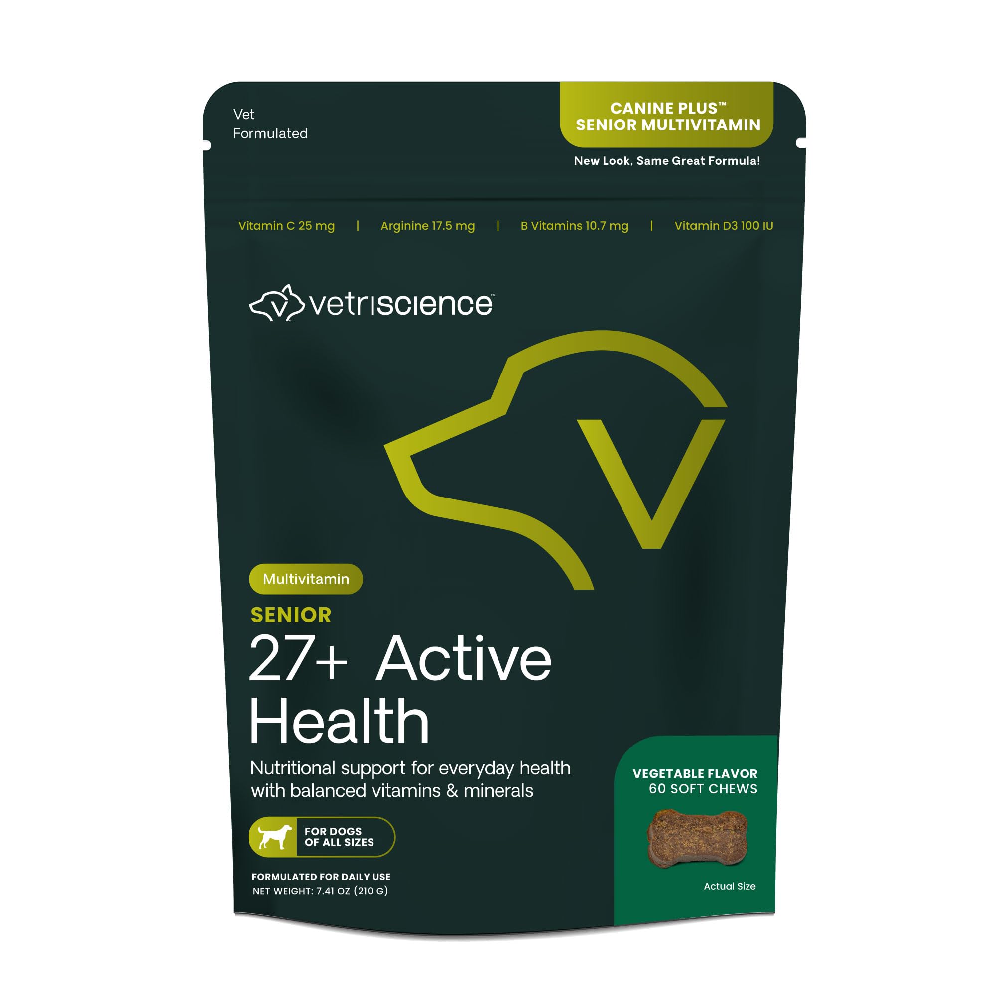 Buy VetriScience Senior 27+ Active Chews, Canine Plus Daily Multi for
