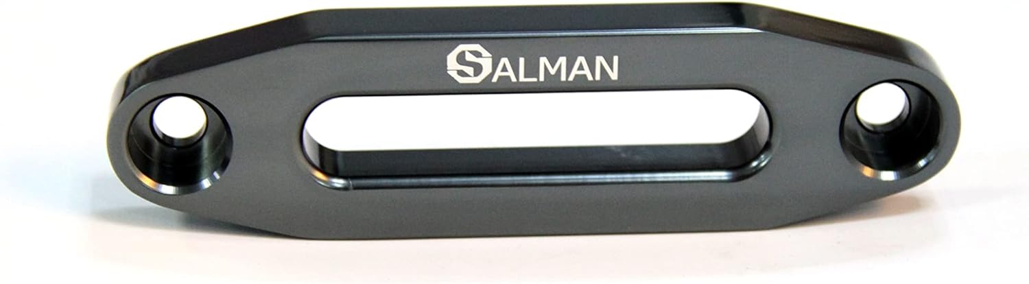 SALMAN 3500lbs Aluminum Alloy 6061 Fairlead 4-7/8" (124mm) Hole Spacing for UTV/ATV Winch Accessory Gray - Image 2