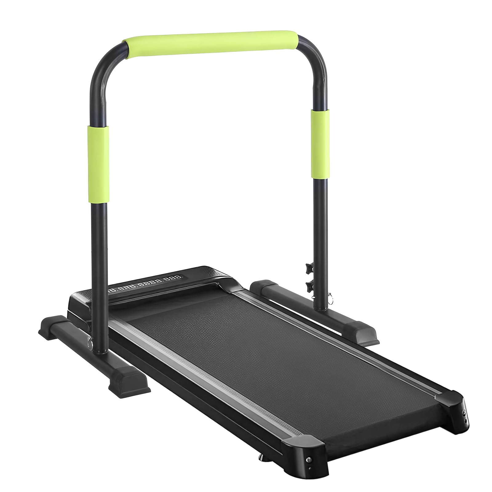 Walking Pad Handle Bar Only,31.4"-43.4" Adjustable Handrail Height - Universal Safety Handrail for 24.4" Wide Treadmills, Stable Support for Home Office Walking Pad, Gym Use,Tool-Free Assembly(Green)