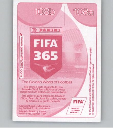 Miniatura 2 de 2016-17 Panini FIFA 365 Stickers CentralSouth America #108 Paolo GuerreroVincent Aboubakar CR FlamengoPorto Official Soccer Album Sticker in Raw (NM