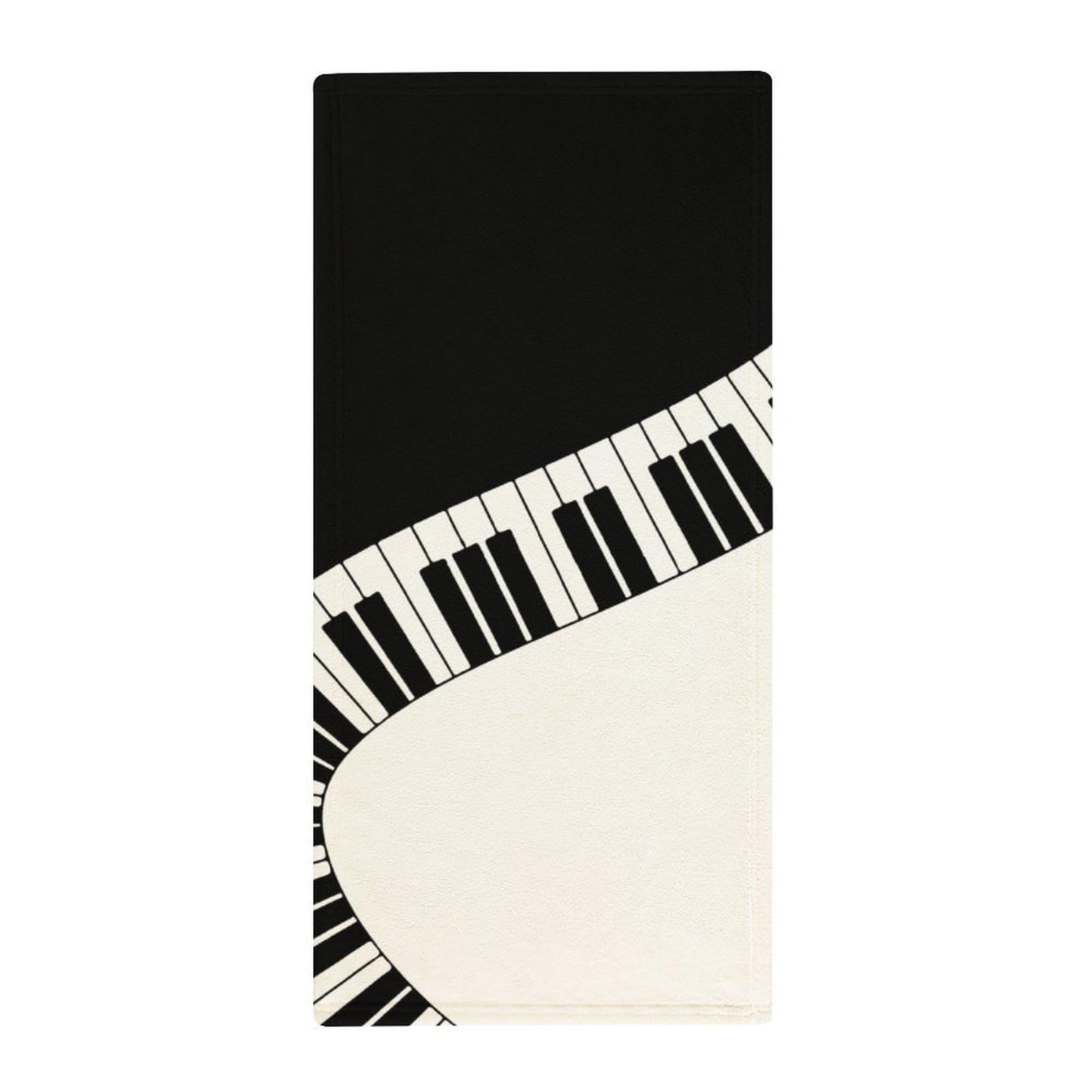 Anceky Quick-Drying Gym Towels, Piano Keys Ultra Absorbent & Lightweight for Yoga, Pool & Travel Essentials