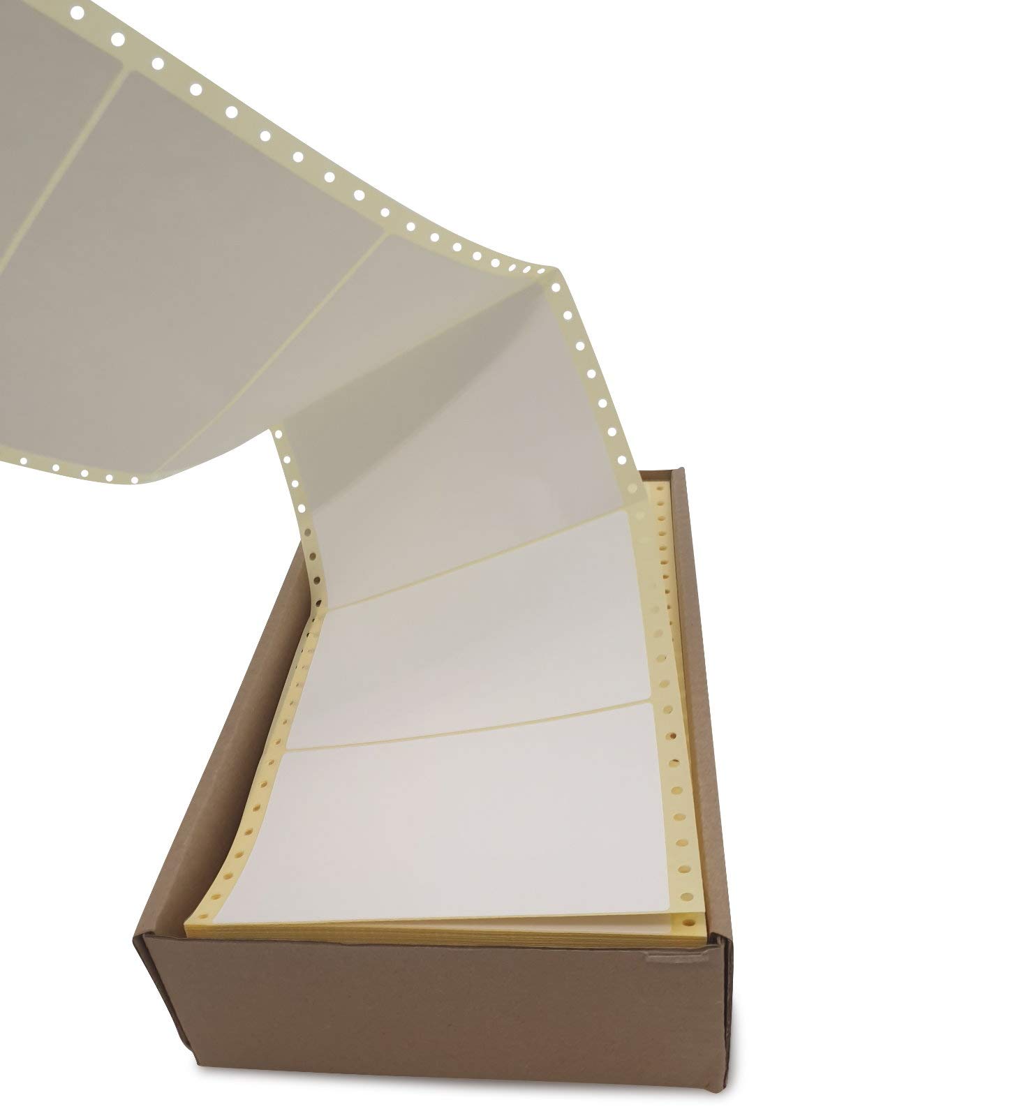 Endlosetiketten Computeretiketten Lochrandetiketten 148,6x99,6mm 1500 Stück endlos selbstklebend weiß
