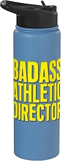 Badass Athletic Director AD Administrator Apparel Stainless Steel Insulated Water Bottle