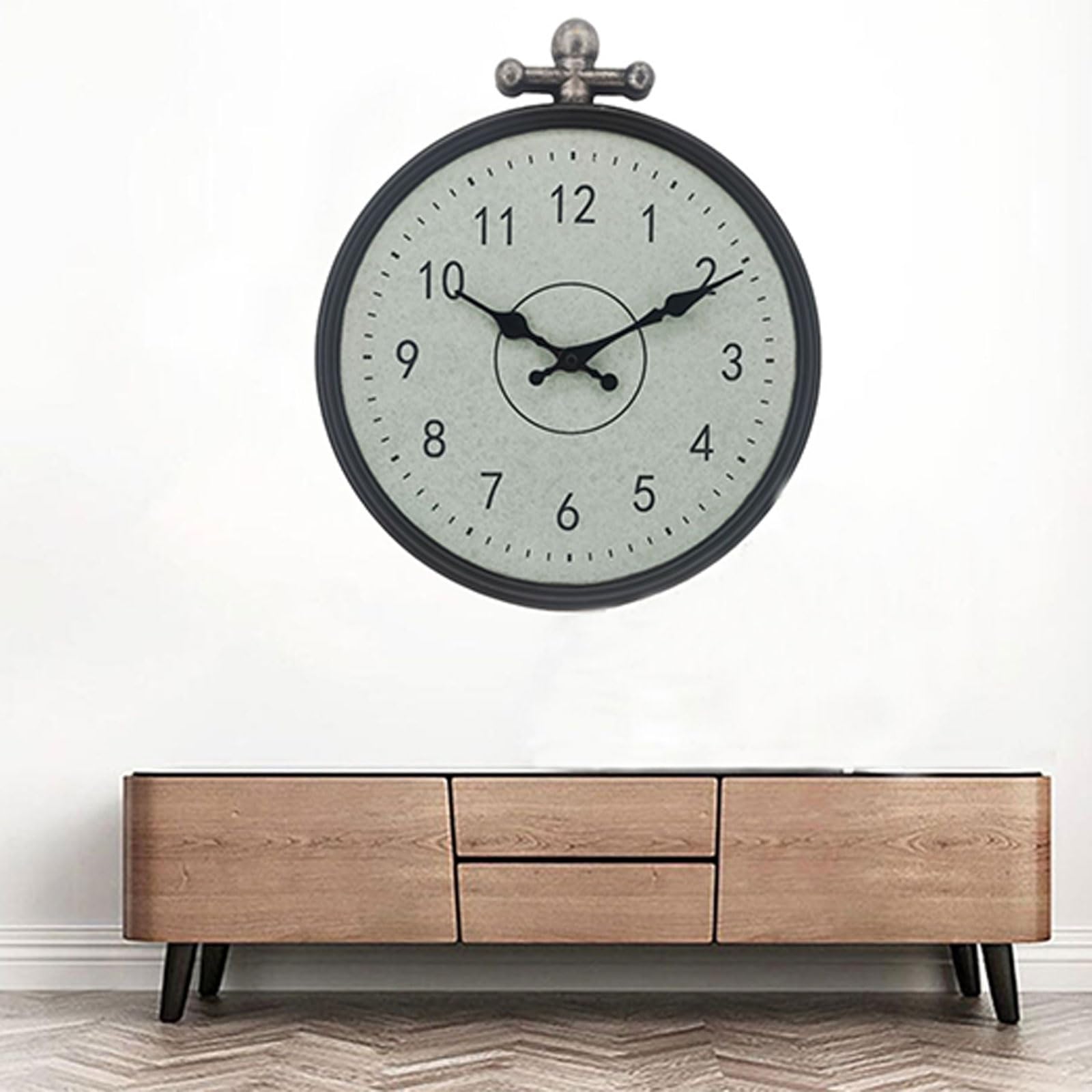 Générique Horloge Murale étanche de 14 Pouces pour Une Utilisation intérieure et extérieure avec de Grands Chiffres faciles à Lire, Horloge Murale résistante intempéries