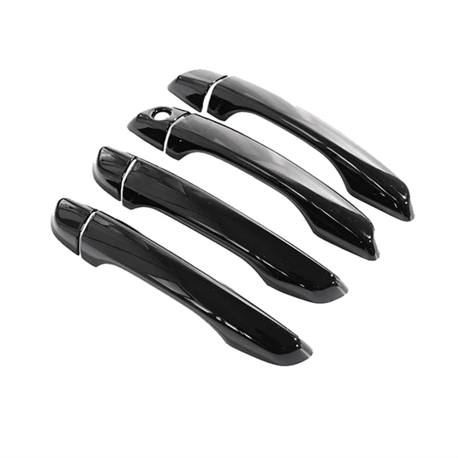 Lzbzhb 4Handle 1 Keyhole Car Exterior Outsidedoor Handle Car Side Door Handle Exterior Accessories For Citroen For C3 For Aircross 2017 2018 2019 2020(4Handle 1 Keyhole)