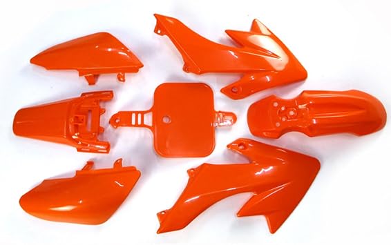 Orange Fender Body Work Plastic Fairing Kit For Honda XR50 CRF50 Chinese 50cc 90cc 110cc 125cc 140cc 150cc 160cc Dirt Pit Bike