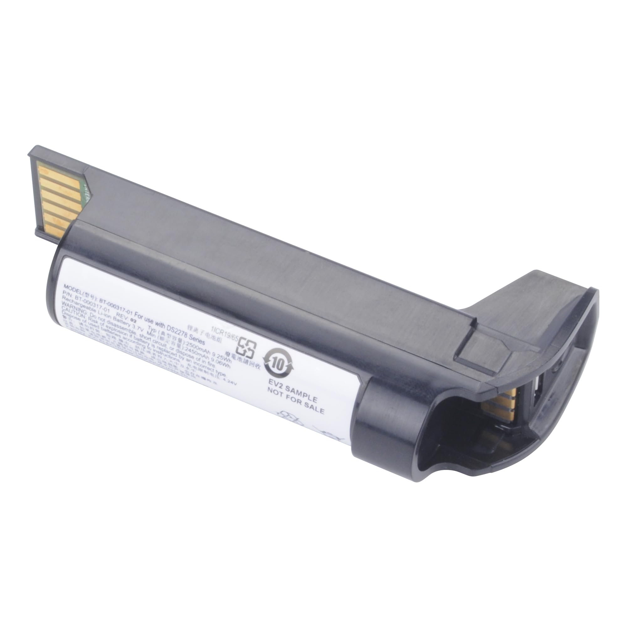 TZRONG BT-000317-01 Replacement Battery for Zebra DS22 DS2278 Series Barcode Scanners,Model BTRY-DS22EAB0E-00, Barcode Scanner New Battery with Real Capacity 3.7V 2500mAh/9.25Wh