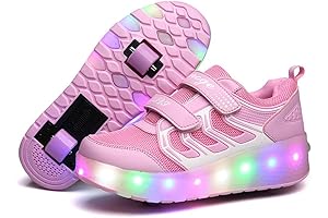 Tenis con ruedas para niñas: Ufatansy patines con ruedas LED