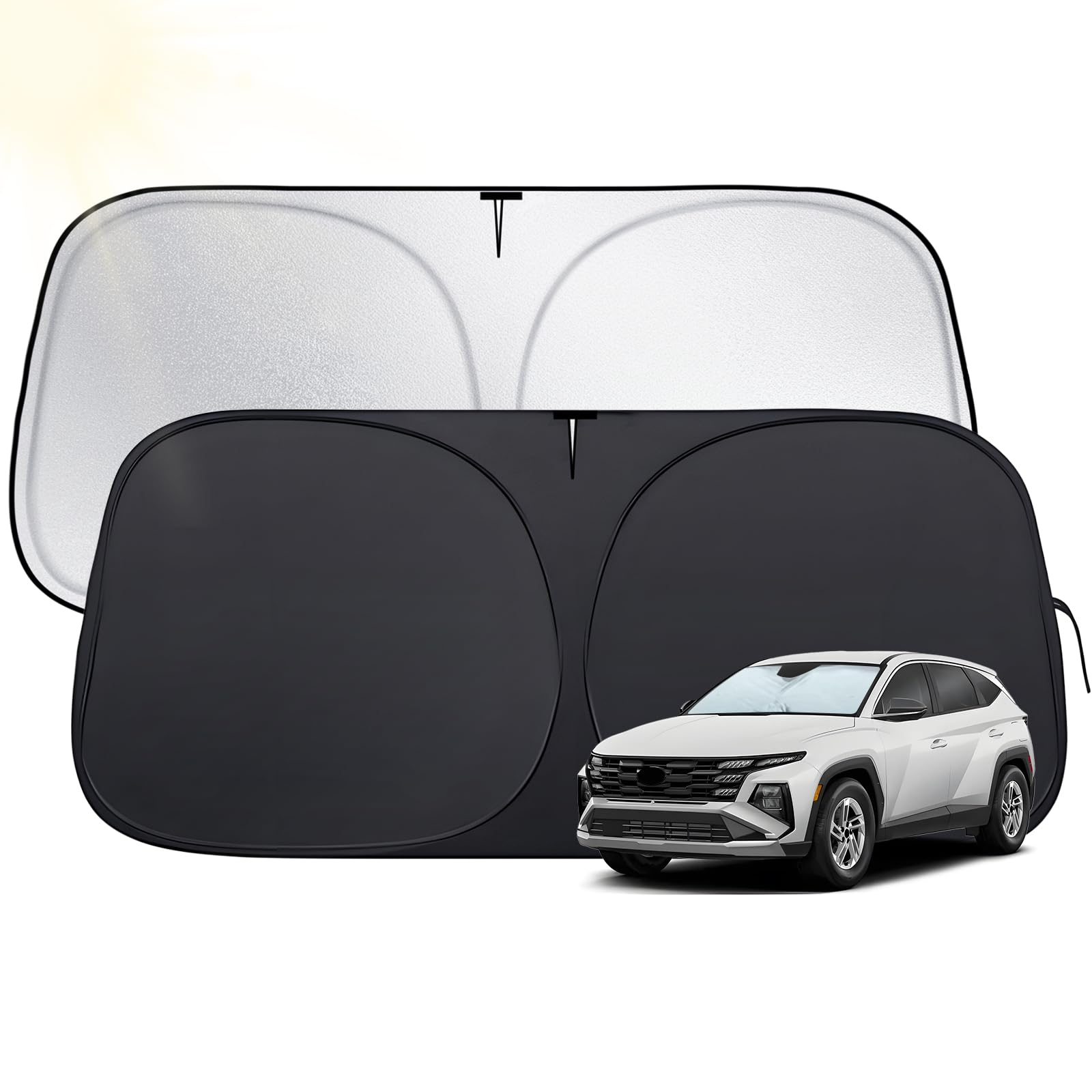 Lonyaqui Windshield Sun Shade