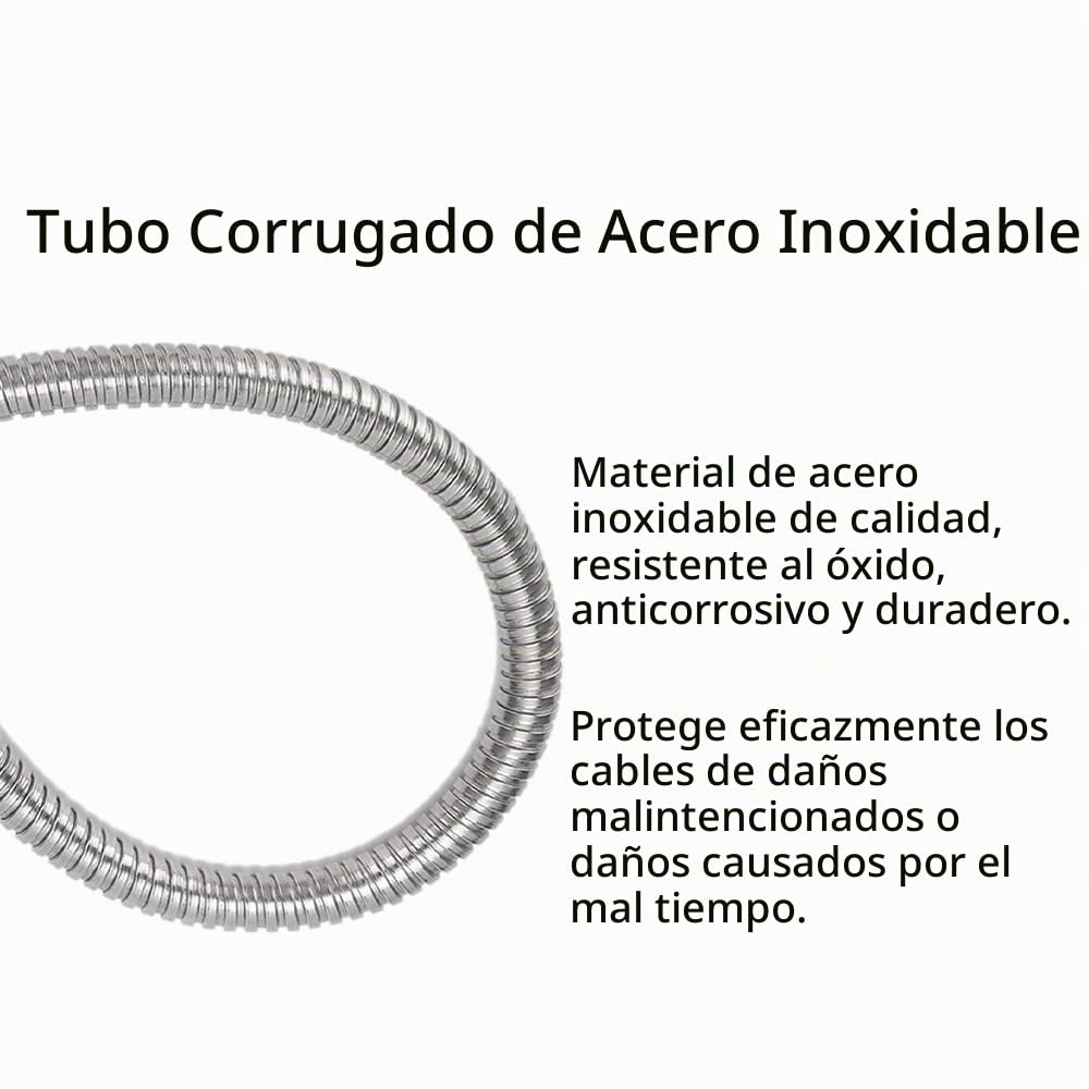 Bucle de Puerta, con Protector de Cable de Puerta de Montaje Expuesto de Cuello de Cisne Flexible, Funda de Montaje expuesta, línea de Video de Bloqueo de Puerta para de Control de