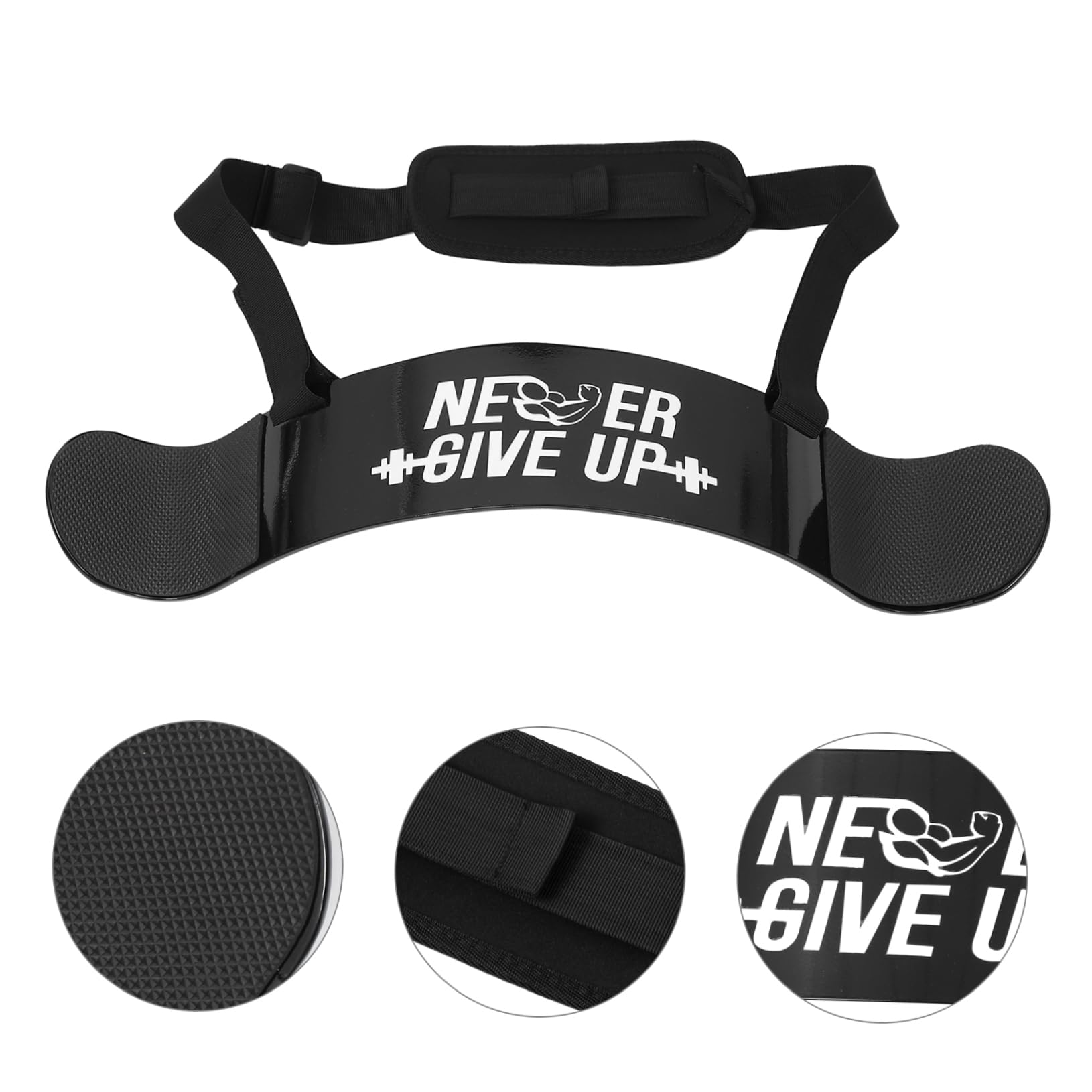SUPVOX Entrenador de Bíceps y Antebrazo Flexión de Brazos Tabla de Entrenamiento de Bíceps Negra Herramienta para Desarrollar Músculo Entrenamiento Fitness Pesas Gimnasio Uso Doméstico