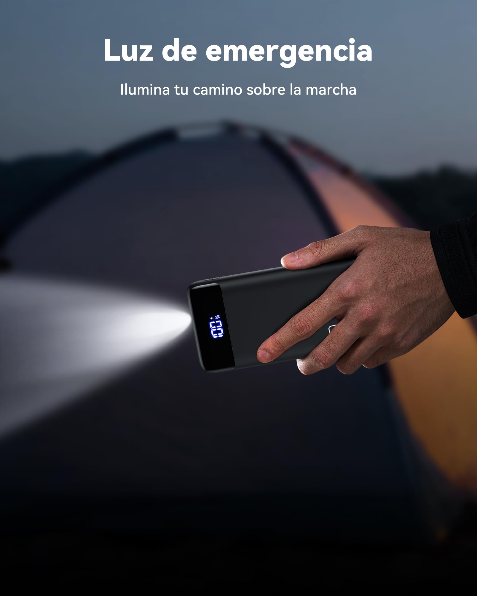 INIU Power Bank, 20000mAh 22,5W Carga Rapida Bateria Externa, Apto para Avión, Esenciales de Viaje, Bateria Portatil para iPhone 17 16, Samsung S25, iPad, Xiaomi etc
