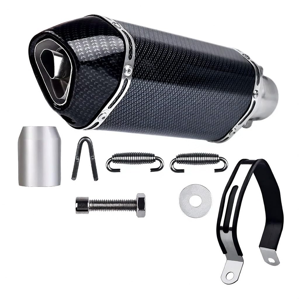 de Motocicleta Modificación Imitación Completa con DB Adaptador Acero Apto para Tubos 38-51mm