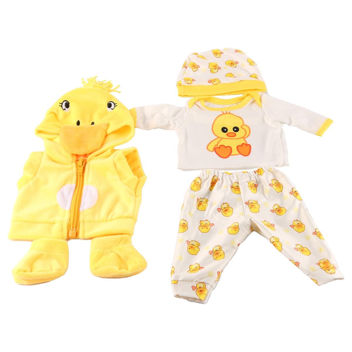 Sarini Doll Clothes for 18 Inch Dolls Sweet Jumpsuit Outfit Top Hat and Socks Set for 45 cm Dolls Girls Birthday Party Gift