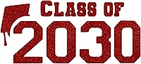 Vista 33 de Class of 2030 Iron On Decal, Graduation Shirt Transfer, Graduate Tshirt Patch, DIY Crafts, Graduation Cap, Pick Size and Color, Iron-On Almost Old