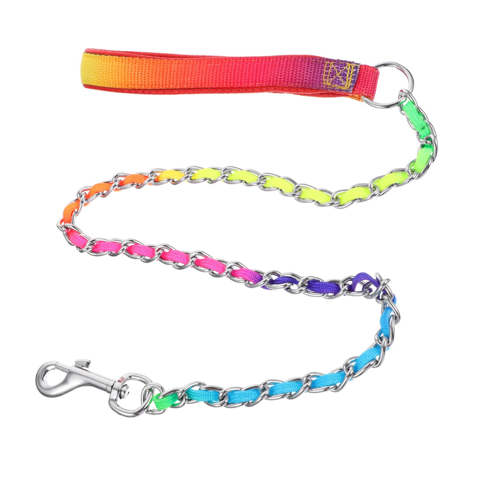 GRIRIW Professional Wear-resistant Dog Chain Lightweight and Sturdy Pet Leash Comfortable and Skin-friendly Convenient for Daily Use Anti-bite Design for Puppies