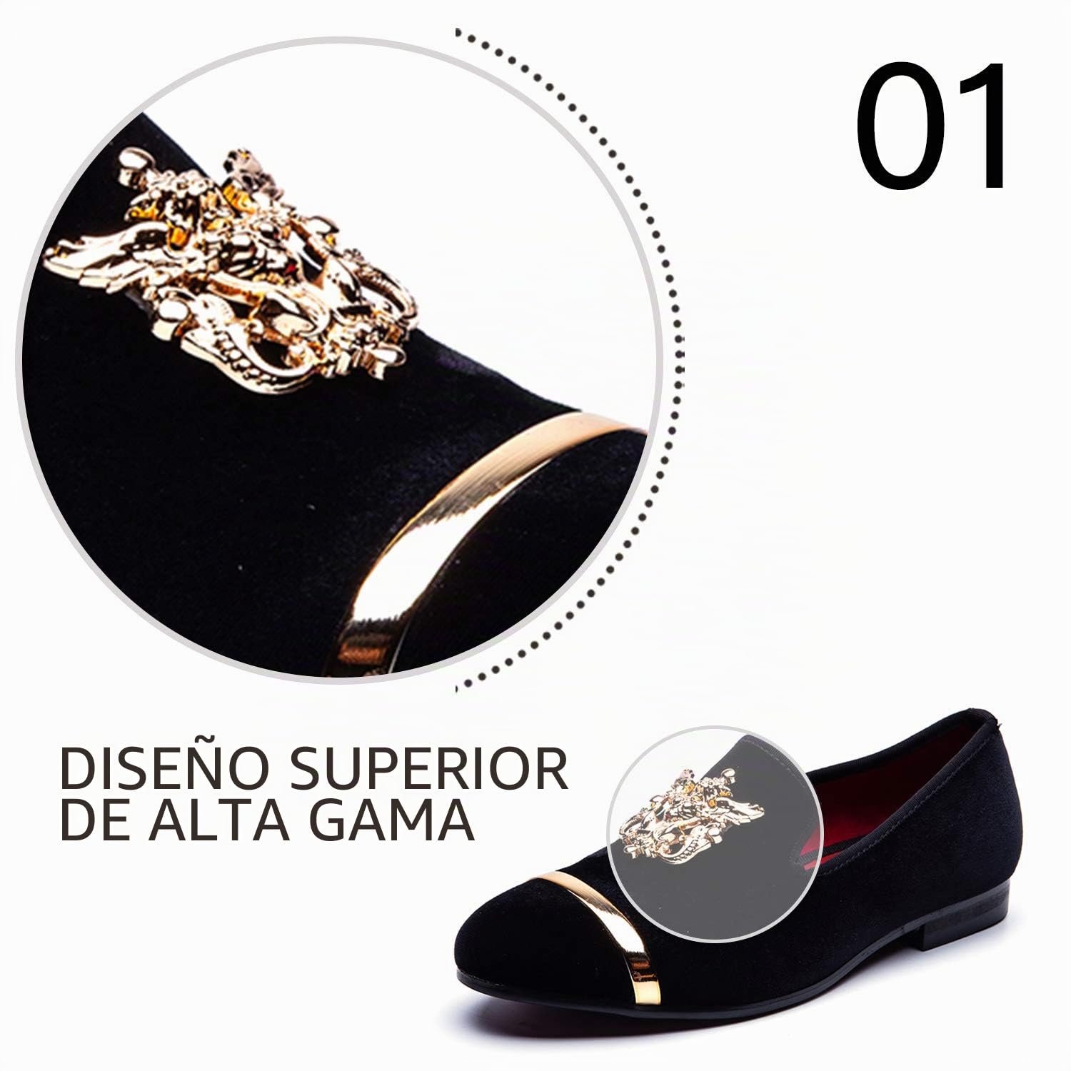 JITAI Mocasines Clásicos De Piel para Hombre De Zapatos Casuales De Boda Y Mocasines para Hombre