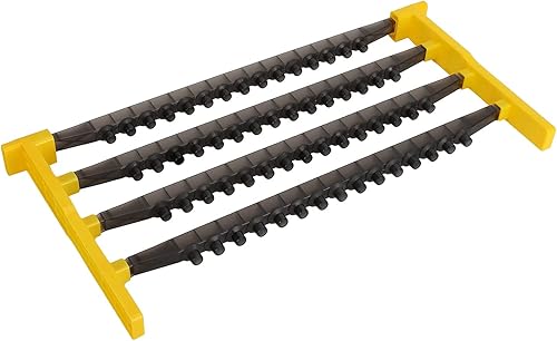 Miniatura 4 de Reina Cría Marco Herramienta Reina Cell Beam Base Set Kit de Apicultura Equipo 60 Piezas Herramienta Herramienta Utensilio Reina Equipo de crianza