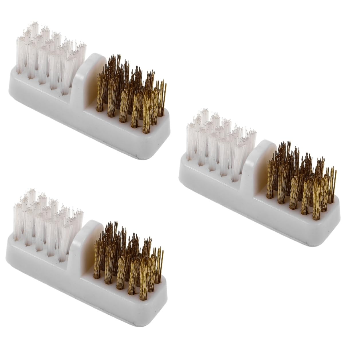 Healeved Nail Drill Bit Cleaning Brush Set Portable Wire Brushes for Manicure Nail Dust Removal Suitable for Salon Professional and Diy Art Cleaning Tool
