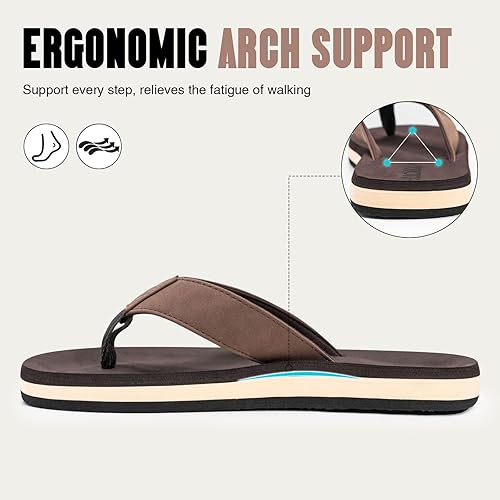 Miniatura 9 de FITORY Chanclas para hombre sandalias de tanga cómodas para playa talla 6-15