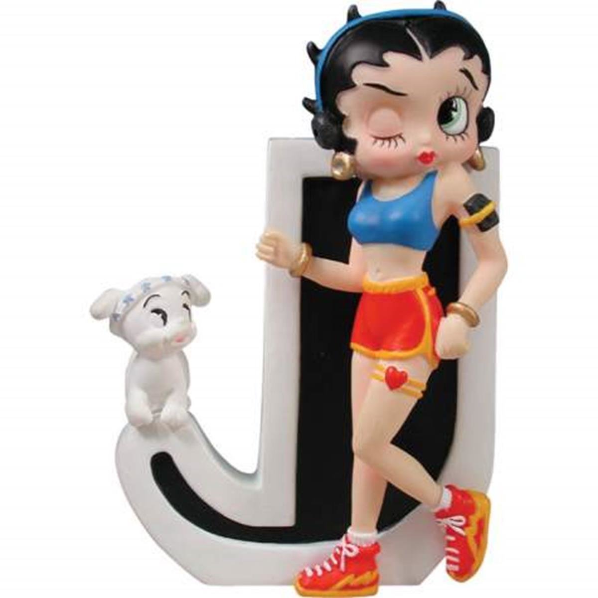 Betty Boop Letter J Initial Figurine