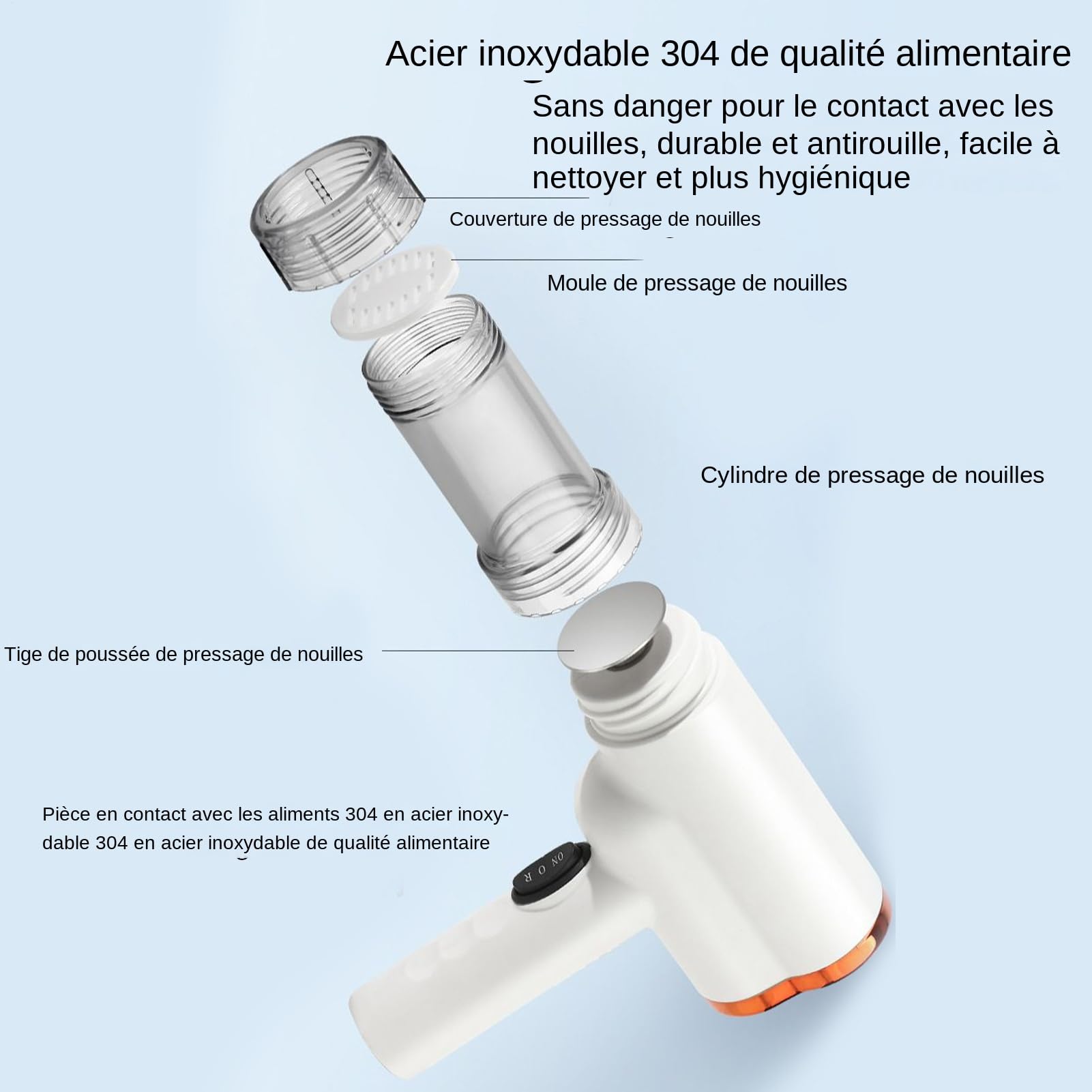 Machine à Pâtes Électrique - Machine Automatique à Pâtes Fraîches