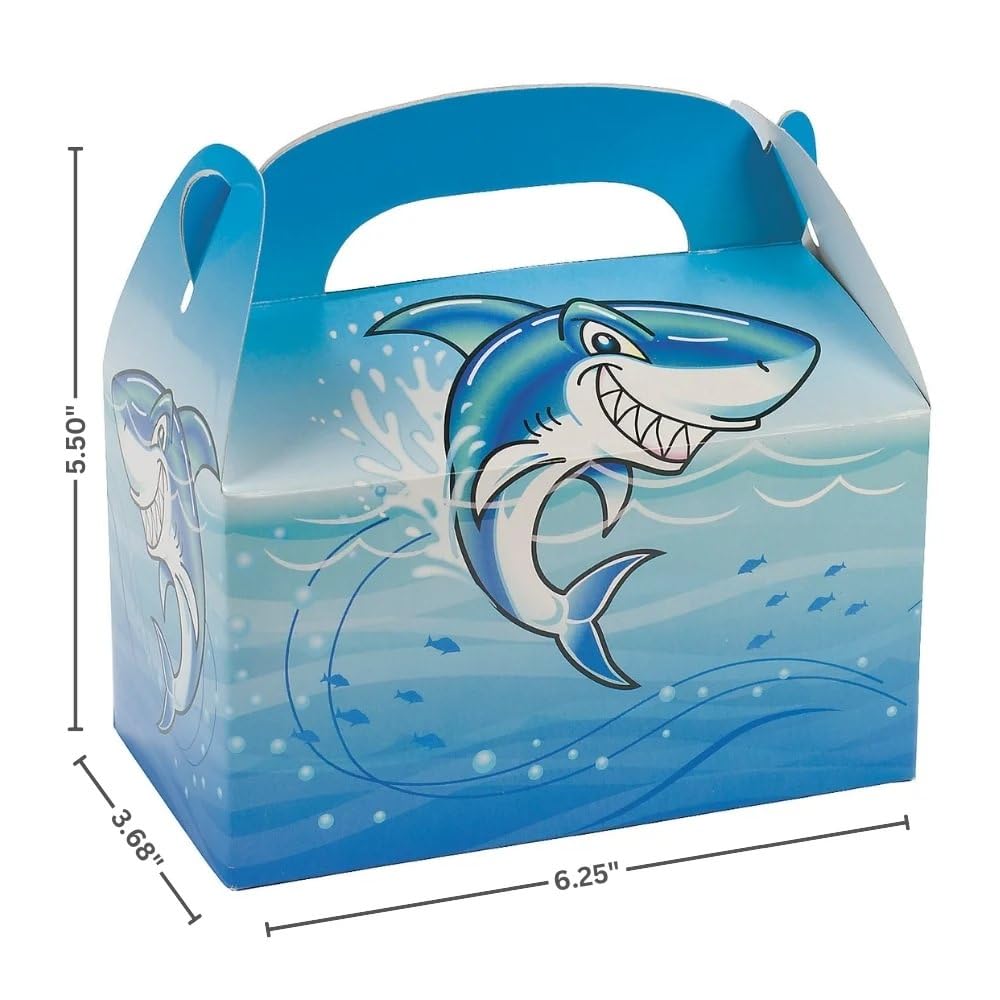 Amazon.com: Fun Express JAWSOME SHARK TREAT BOXES - Party Supplies