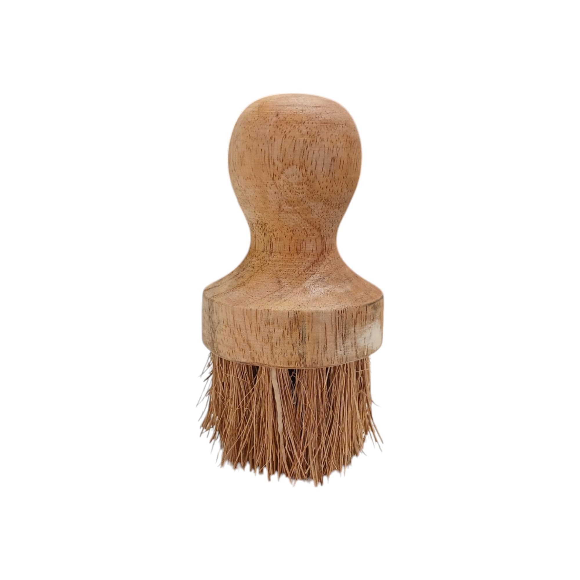 ANTIQUE AYURVEDA Natural Coir Tawa Oil Brush with Coconut Fiber and Mango Wood Handle for Sustainable and Non-Stick Cooking (Brown)