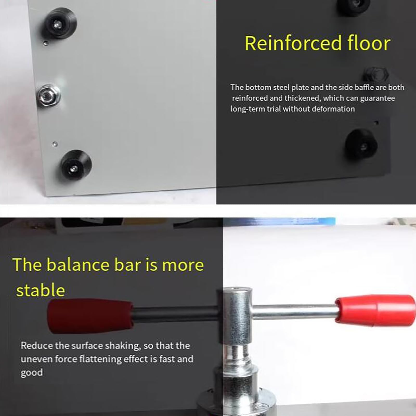 Raccoglitore per fogli formato A4, con carico di pressione di 1500 kg, base spessa 8 mm, design durevole per rilegare banconote, file, monete, francobolli, album, carte