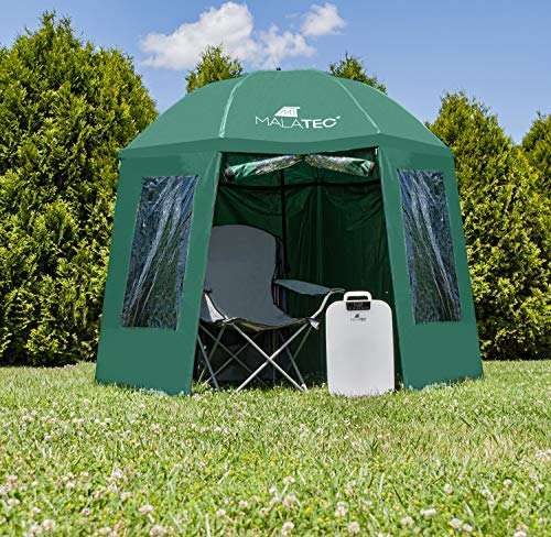 MT MALATEC Angelschirm 2,4m mit Windschutz Fischerschirm Schirmzelt 10139 – Bild 4