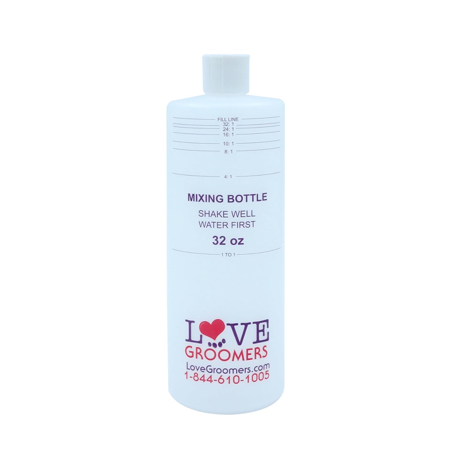 Buy GROOMER ESSENTIALS 32oz Dilution Bottles Set of 4 Professional