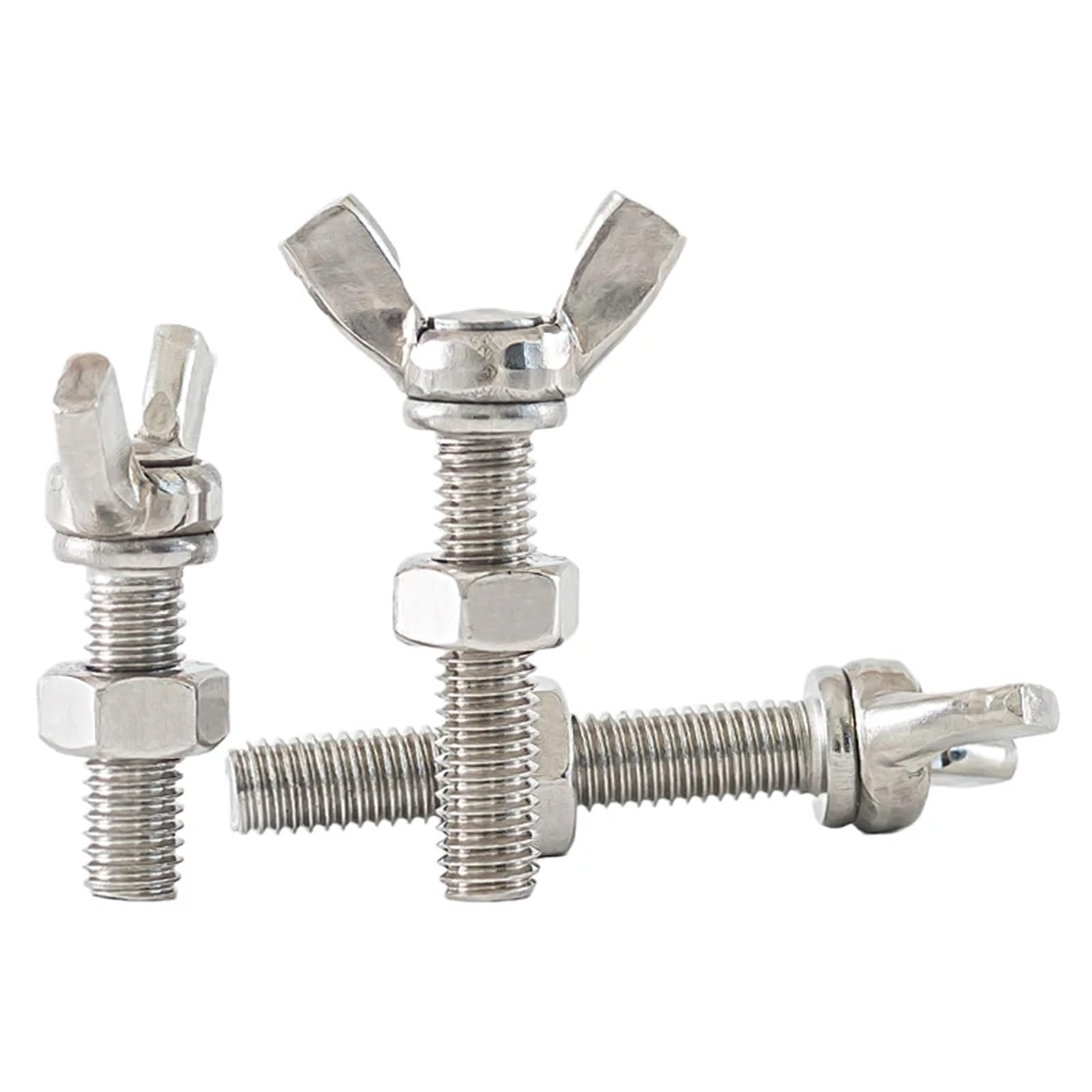 Jeu d'écrous à Oreilles et de boulons en Acier Inoxydable 304, M3-M6 for Machines