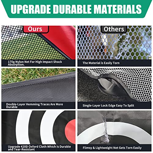 Barbella Golf Net Golf Practice Net With Golf Mat, Golf Hitting Aids Nets For Backyard Driving Chipping, Golf Driving Net Golf Swing Net Golf Training Aids With Target Cloth And Carry Bag #TOP3