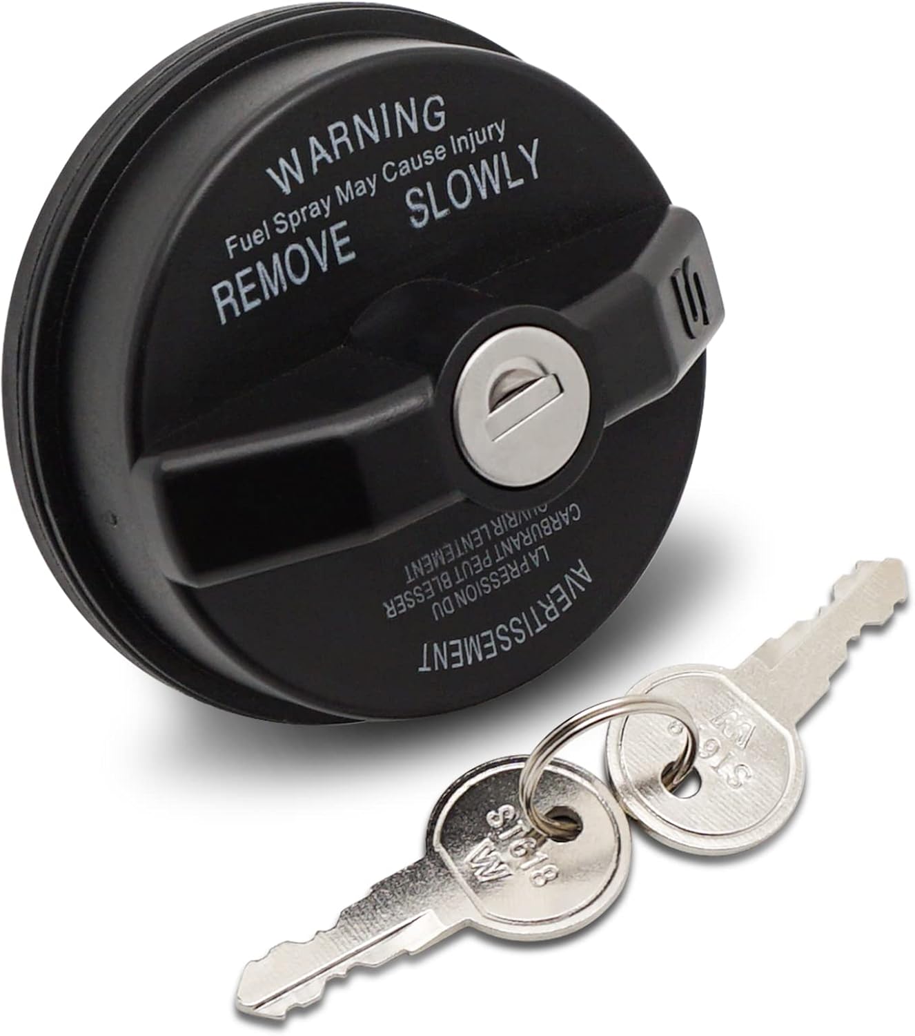 Locking Gas Cap, Lock Fuel Cap for Jeep Wrangler JK TJ, Liberty, Cherokee, Compass