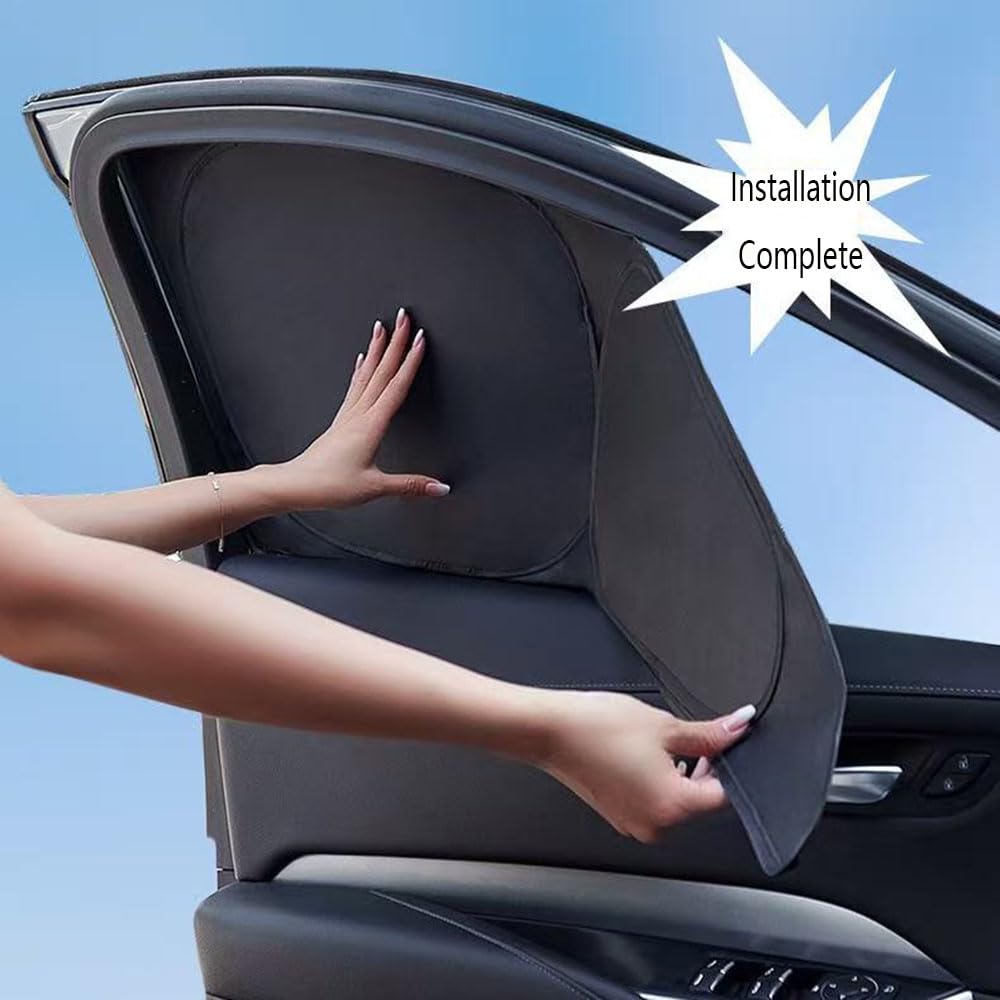 Tendine Parasole Auto Bambini per Peugeot 3008 2013-2016, Parasole per Finestrini Auto Protezione Solare Auto Tende Oscuranti Vetri Auto Parasole de Auto Magnetiche,D