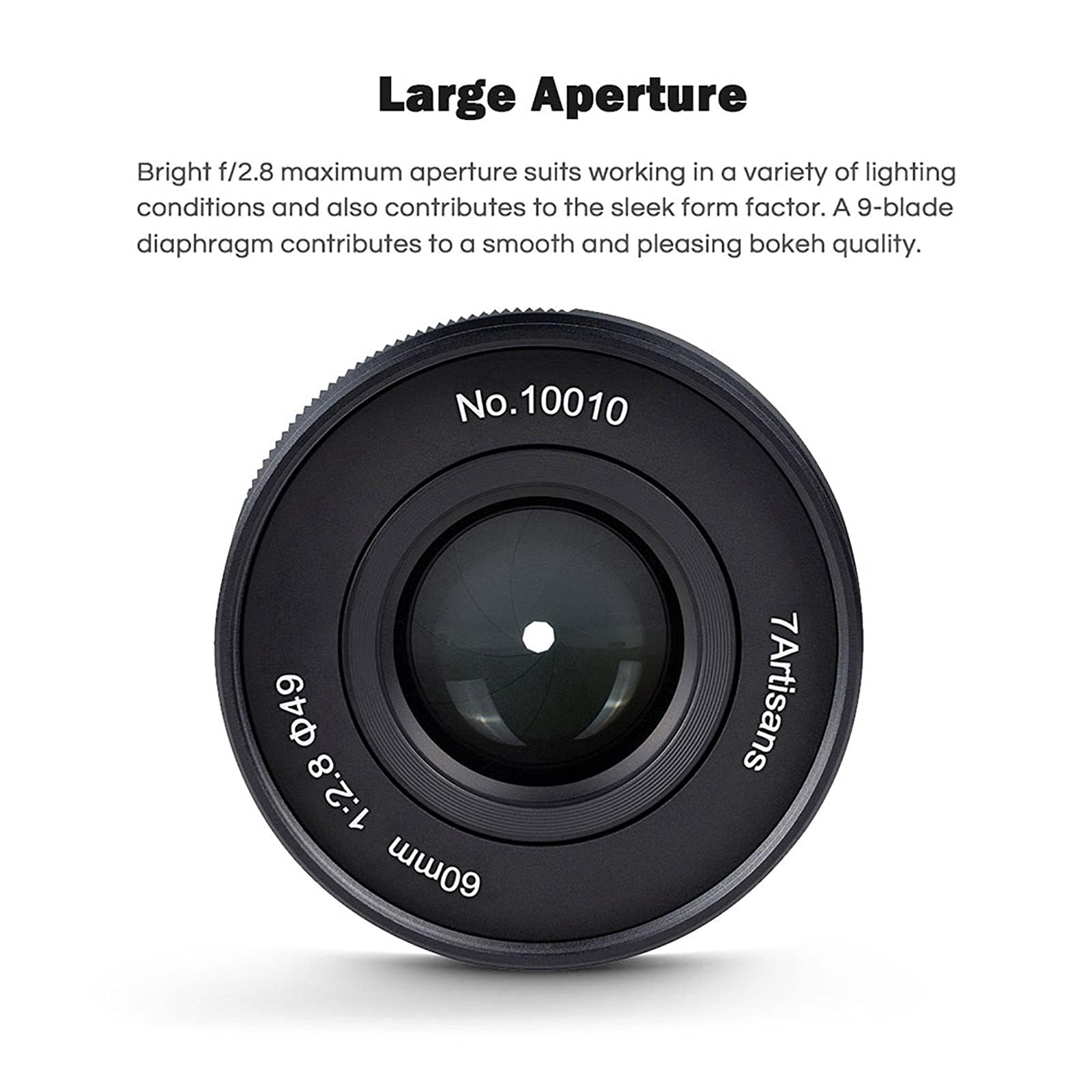 Amazon.co.jp: 7artisans 60mm F2.8 II V2.0 APS-Cフォーマット マクロ