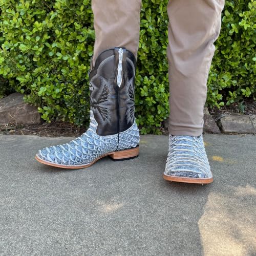 Image of Men's Alex Western Cowboy Boots Square Toe Pull On