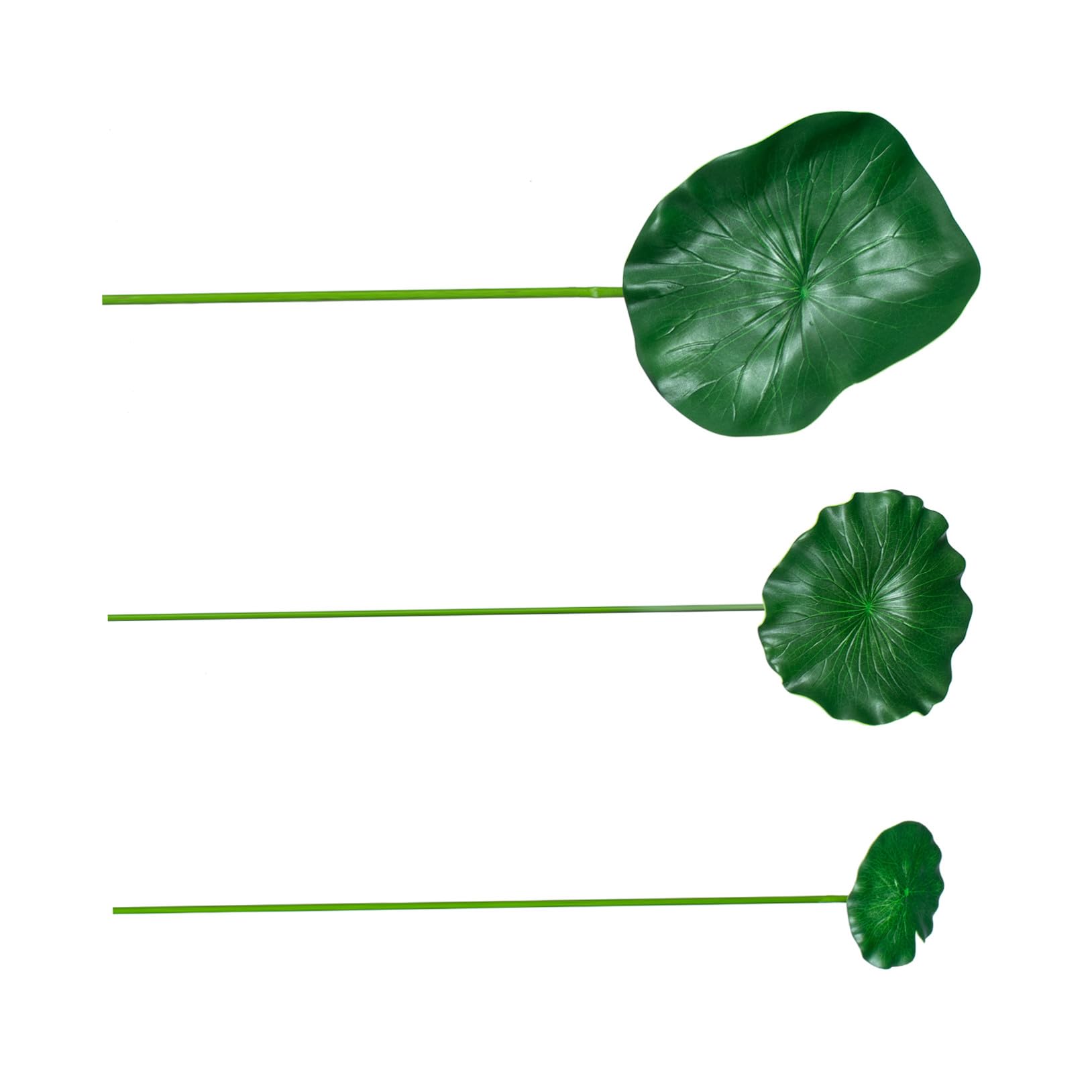Decorazione e Decorazioni con Altre Piante Acquatiche Galleggiante a Forma di Foglia di Loto Realistica in Eva Verde Set per Ambienti Pubblici per Laghetti e Piscine