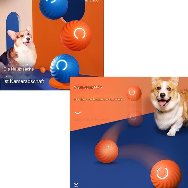 Foto 2 de 8 de AENZA Pelota resistente a las mordeduras Rollball activo para perros Bola de perro automovible de larga…
