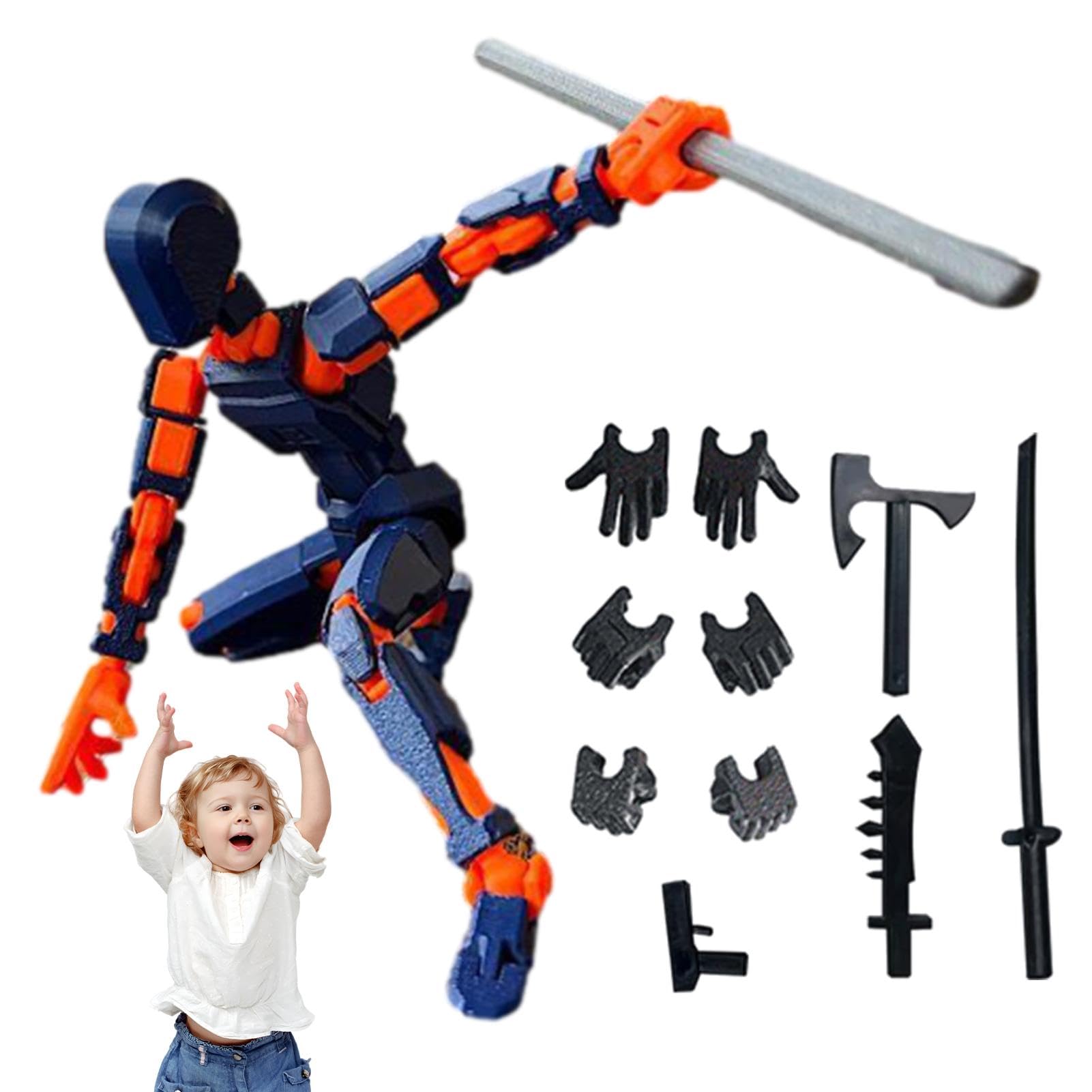 Amazon.co.jp: アクションフィギュアロボットアクションフィギュア 3D